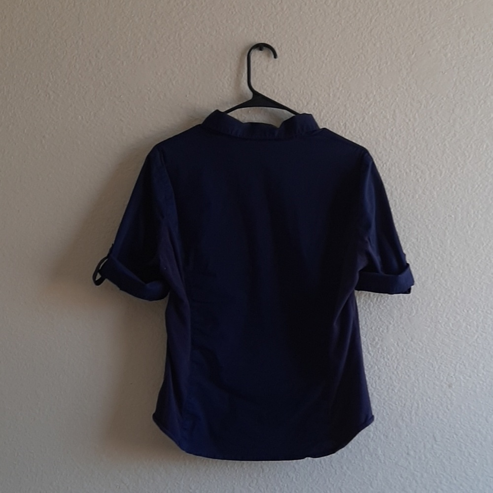 Navy blue button-up - Picture 2 of 3